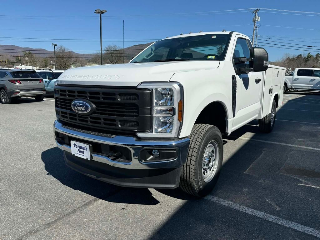 2026 Ford Super Duty F-250 XL in Oxford White — front three-quarter view