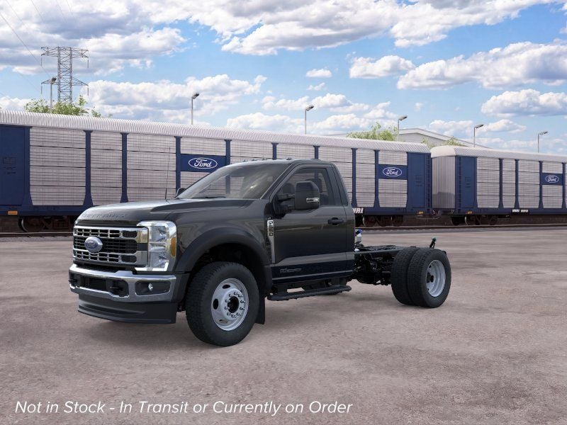 2026 Ford Chassis Cab F-550 XL in Agate Black Metallic — front three-quarter view