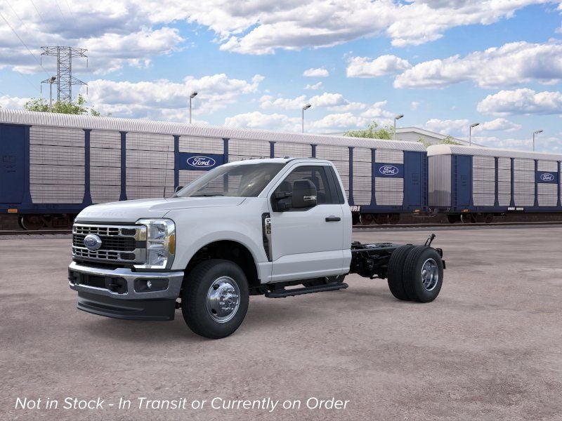 2026 Ford Chassis Cab F-350 XL in Oxford White — front three-quarter view