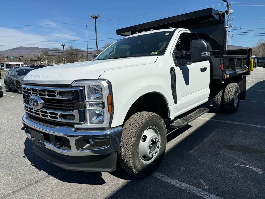2026 Ford Chassis Cab F-350 XL in Oxford White — front three-quarter view