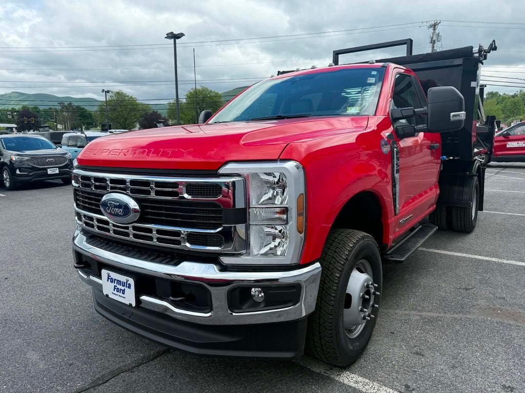 2026 Ford Chassis Cab F-350 XL in Race Red — front three-quarter view