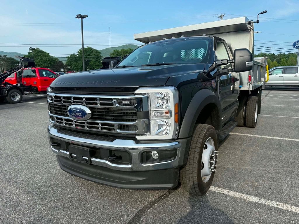 2026 Ford Chassis Cab F-550 XL in Agate Black Metallic — front three-quarter view