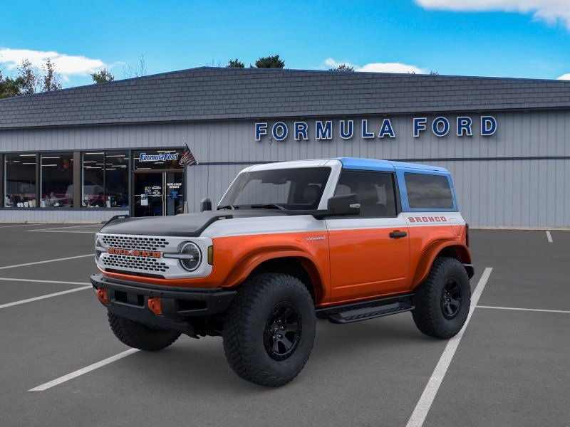 2025 Ford Bronco Stroppe Edition in Oxford White — front three-quarter view