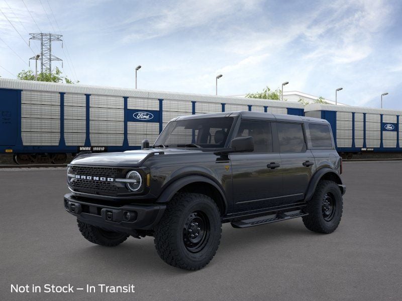 2026 Ford Bronco Badlands in Shadow Black — front three-quarter view