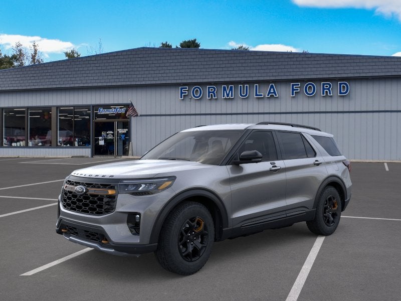 2026 Ford Explorer Tremor in Carbonized Gray Metallic — front three-quarter view