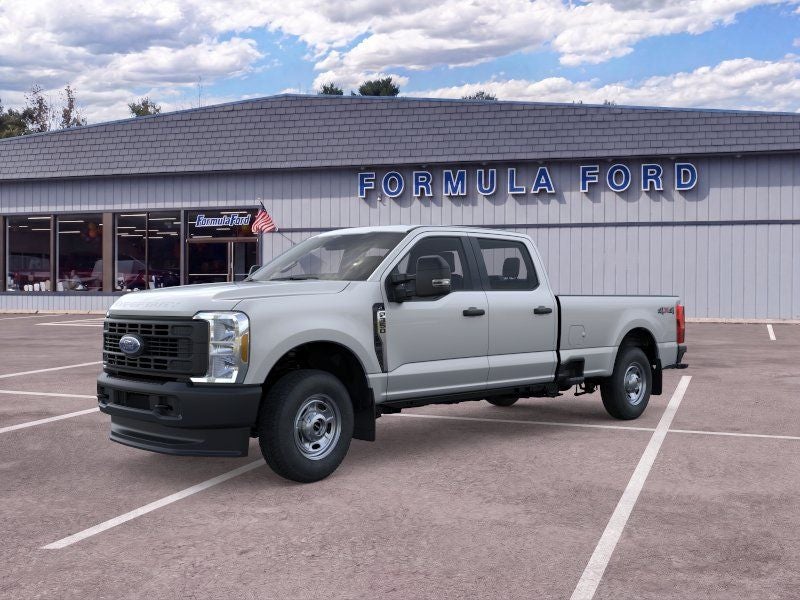 2026 Ford Super Duty F-350 XL in Agate Black Metallic — front three-quarter view