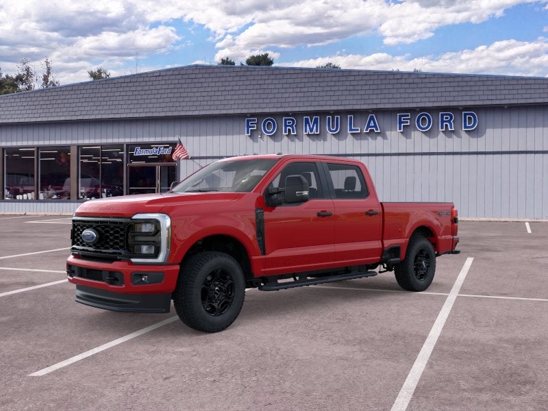 2026 Ford Super Duty F-350 XL in Race Red — front three-quarter view