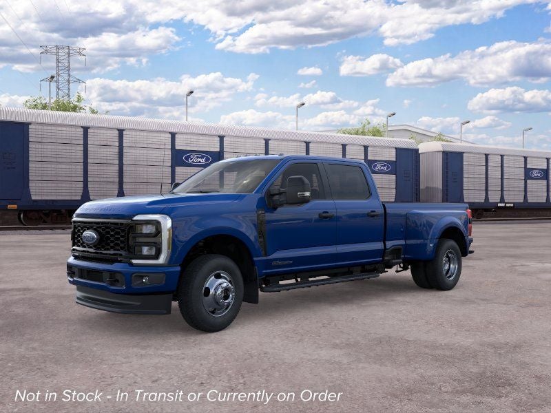2026 Ford Super Duty F-350 XL in Argon Blue Metallic — front three-quarter view
