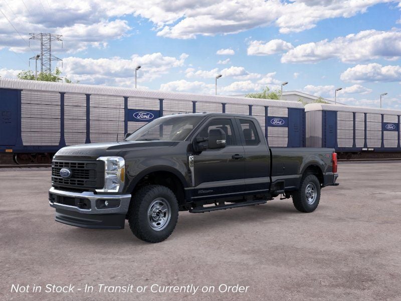 2026 Ford Super Duty F-350 XL in Agate Black Metallic — front three-quarter view
