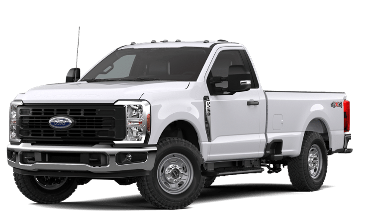 2026 Ford Super Duty F-250 XL in Oxford White — front three-quarter view