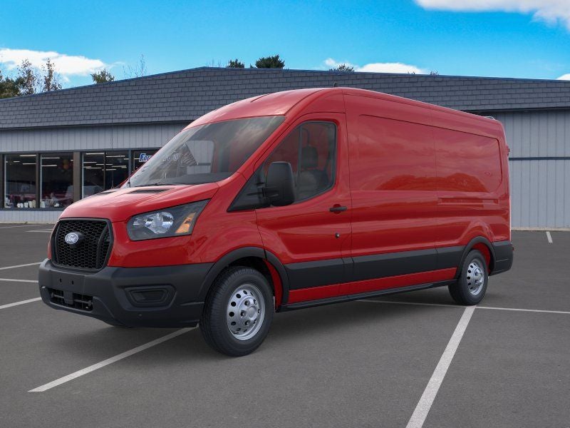 2026 Ford Transit Commercial Cargo Van in Race Red — front three-quarter view