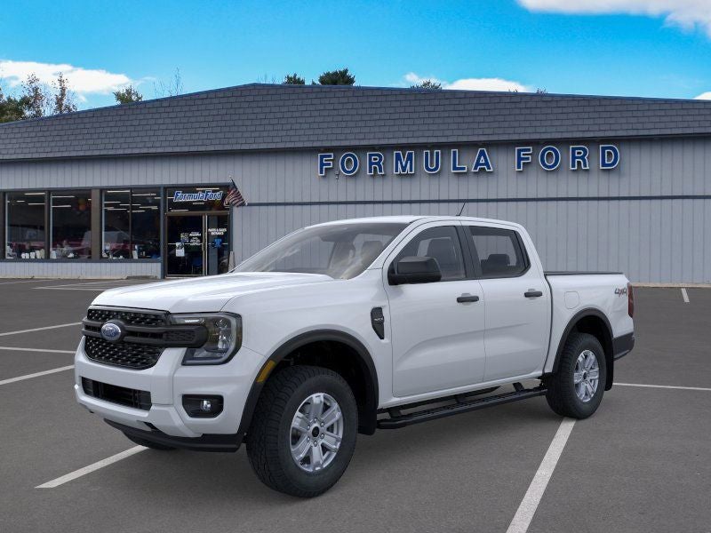2025 Ford Ranger XL in Oxford White — front three-quarter view