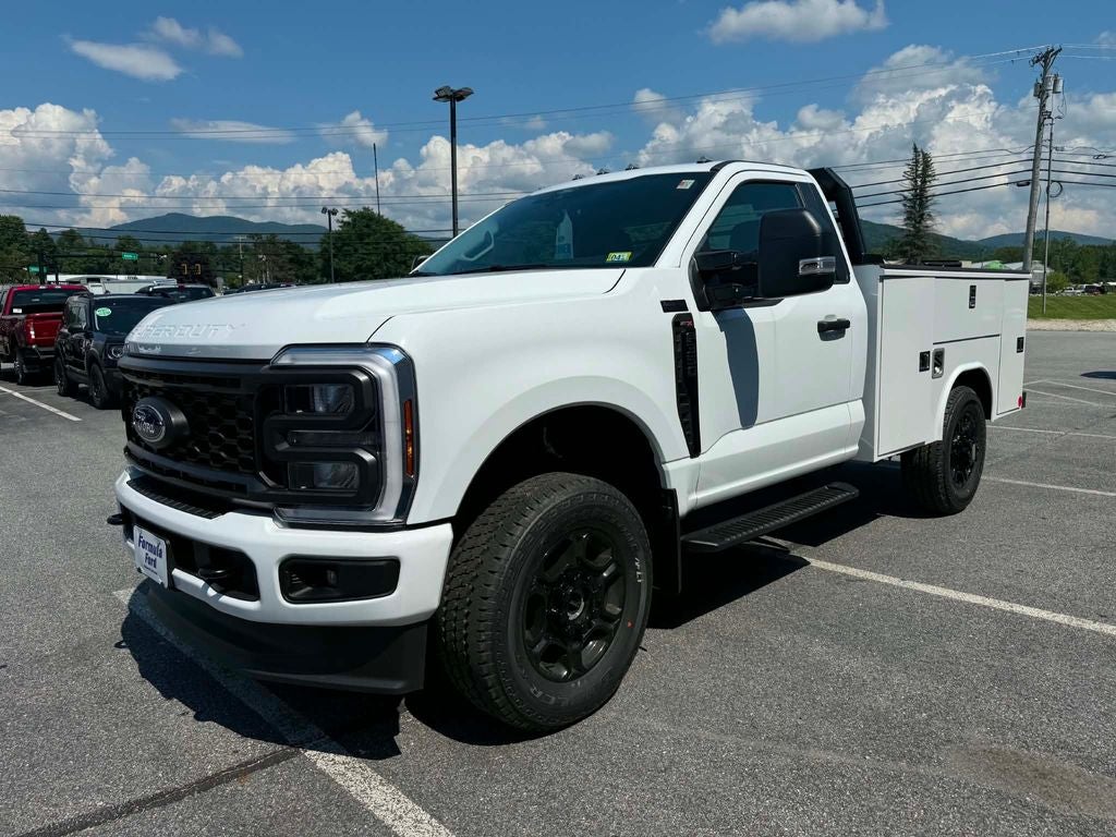 2026 Ford Super Duty F-350 XL in Oxford White — front three-quarter view