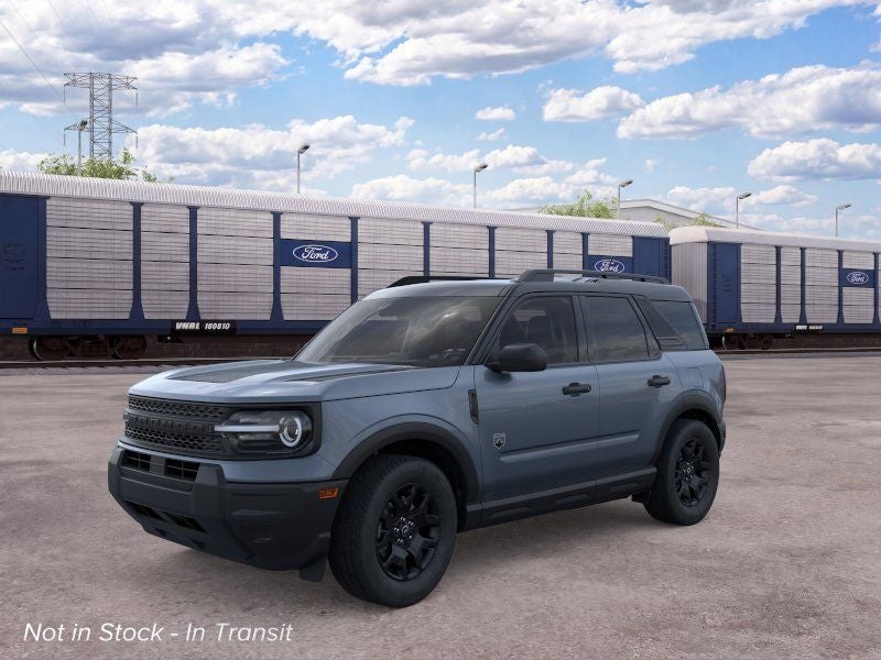 2026 Ford Bronco Sport Big Bend in Azure Gray Metallic Tri-Coat — front three-quarter view