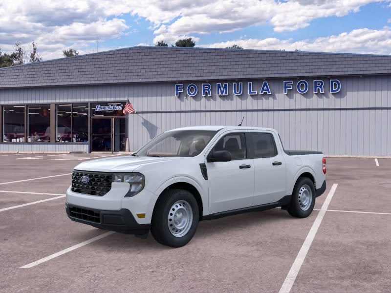 2026 Ford Maverick XL in Oxford White — front three-quarter view