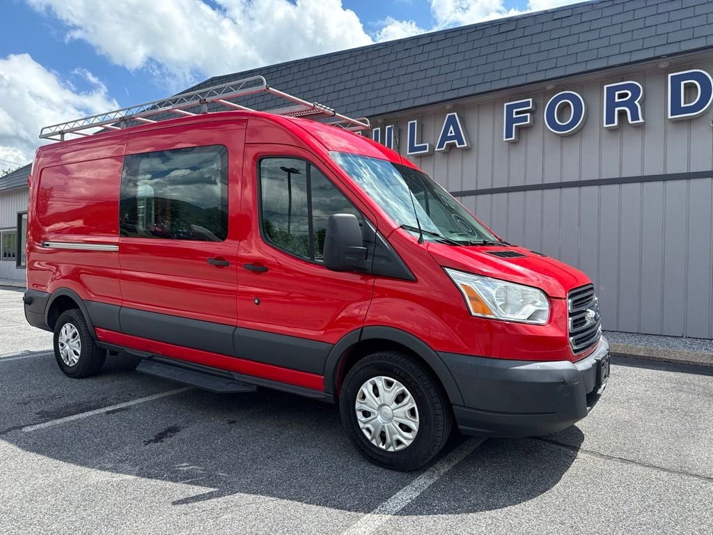 2017 Ford Transit-350 Base in Race Red — front three-quarter view